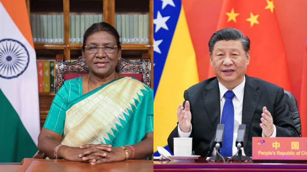 Indian and Chinese presidents