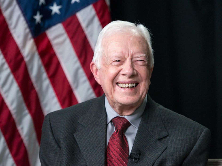 The former US president, Jimmy Carter, has died at age 100. [PHOTO CREDIT: Official X handle of The Carter Centre]