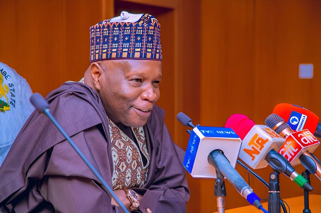 Governor Inuwa Yahaya of Gombe State (PHOTO CREDIT: Official Facebook Page of Hajiya Asma'u Inuwa Yahaya | via https://web.facebook.com/photo/?fbid=964102652172390&set=pcb.964103772172278)