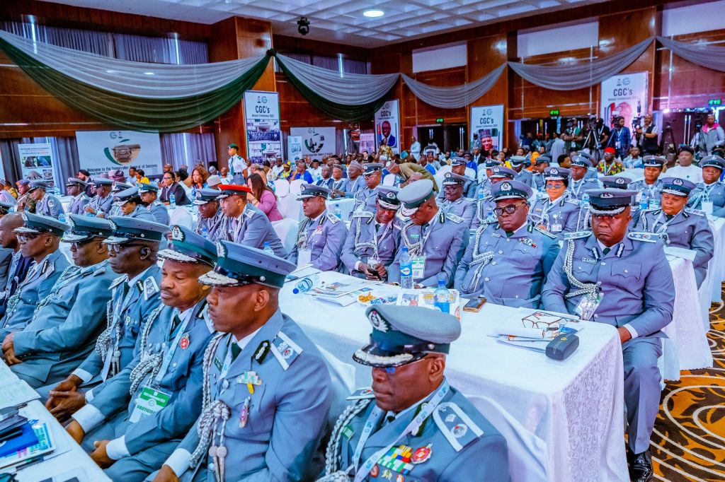 Crosse session of Custom officers during the 2023 Comptroller-General of Customs Annual Conference at Lagos Continental Hotel, Victoria Island, Lagos. [PHOTO: PRESIDENCY]