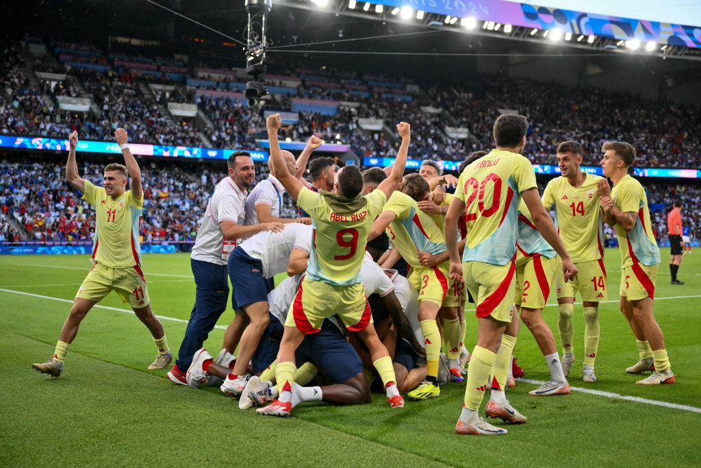 Spain Olympic team https://x.com/UEFA/status/1821992110188347697