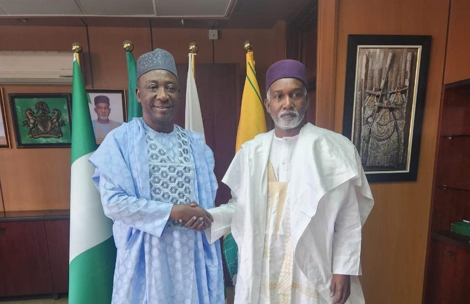 Mr Gusau on a thank-you visit to Minister of Foreign Affairs, Ambassador Yusuf Tuggar, on Tuesday.