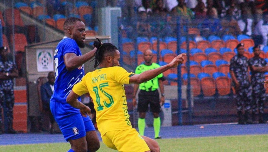 Shooting Stars against El Kanemi Warriors at the Adamasingba Stadium [PHOTO CREDIT@@Mhounique1 on X]