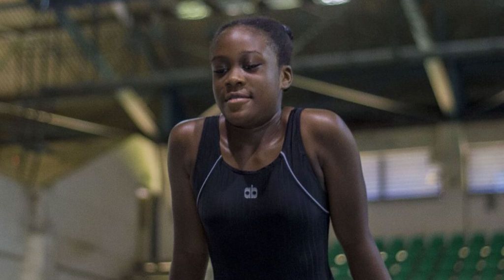 Nigerian Female gymnast, Picture used to Illustrate the story