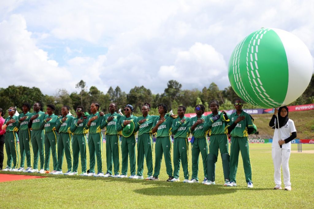 The Nigeria U-19 Women Cricket team is chasing history in Malaysia Photo Credit ICC