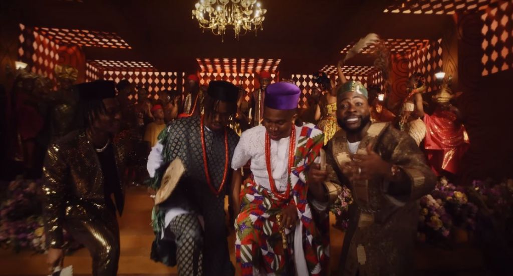 Davido, BoyPee, Hyce, Brown Joel in ' Ogechi' (1)