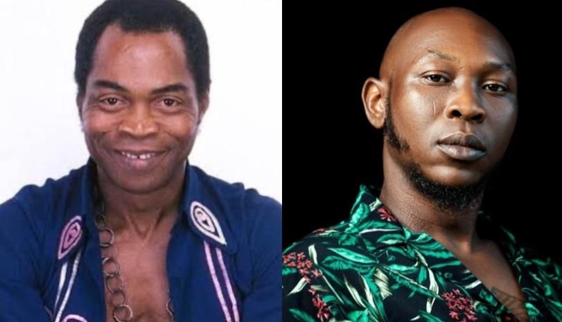 late Fela Kuti and Seun Kuti