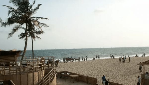 Elegushi Beach in Lagos used to illustrate the story