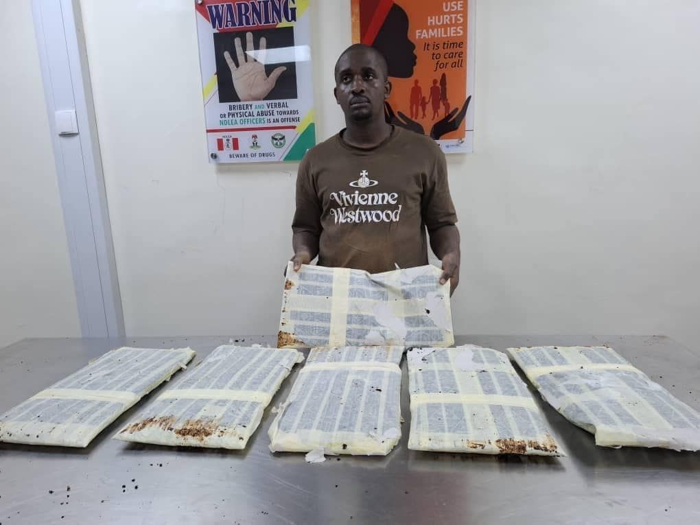 Suspected drug peddler, Simon Peter Oguejiofor [Facebook:NDLEA]