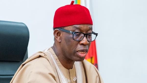 Delta State Governor, ifeanyi okowa. [Ripples]