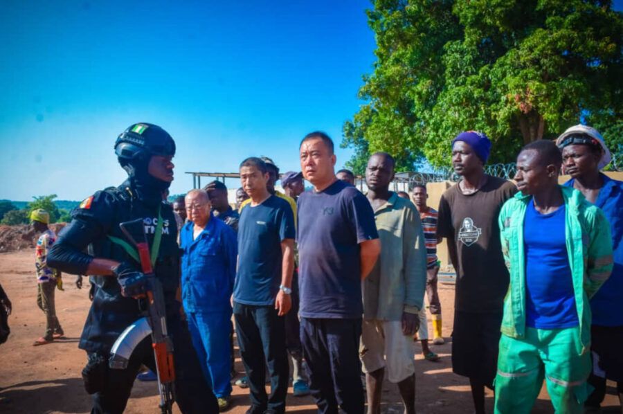 3 Chinese, 2 Nigerians arrested for illegal mining in Nasarawa.