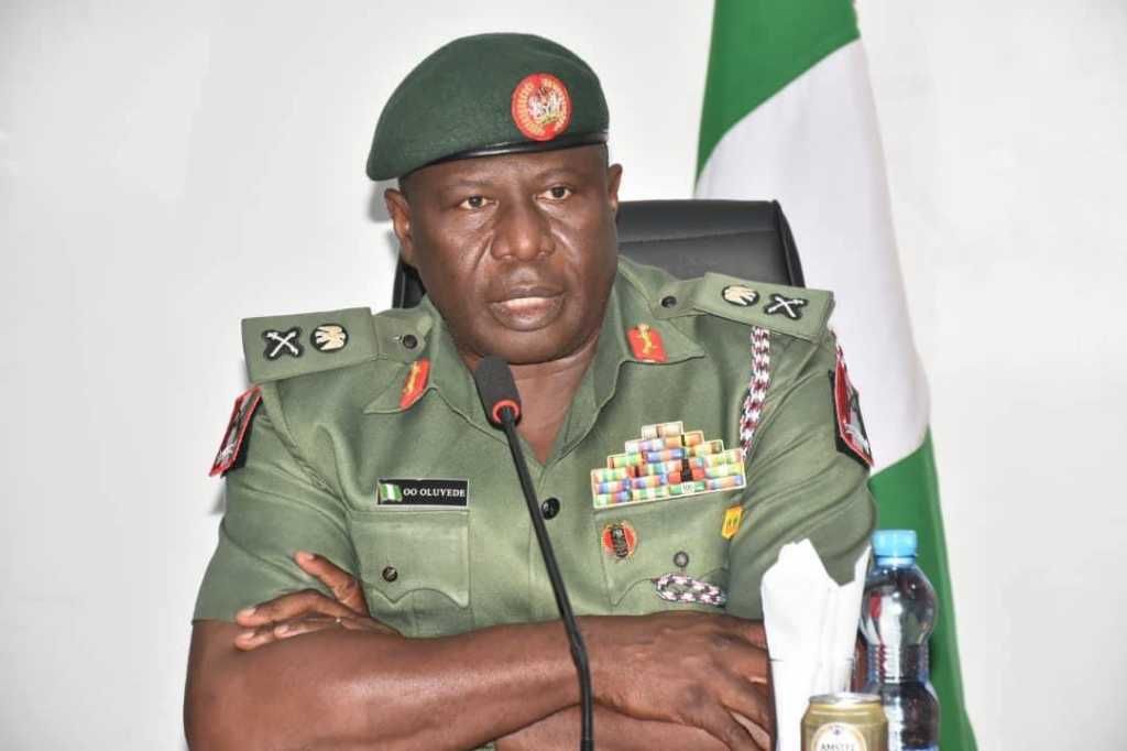 Maj.-Gen. Olufemi Oluyede, acting Chief of Army Staff