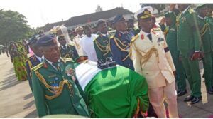 Lt.-Gen. Lagbaja’s remains taken to Abuja for state burial