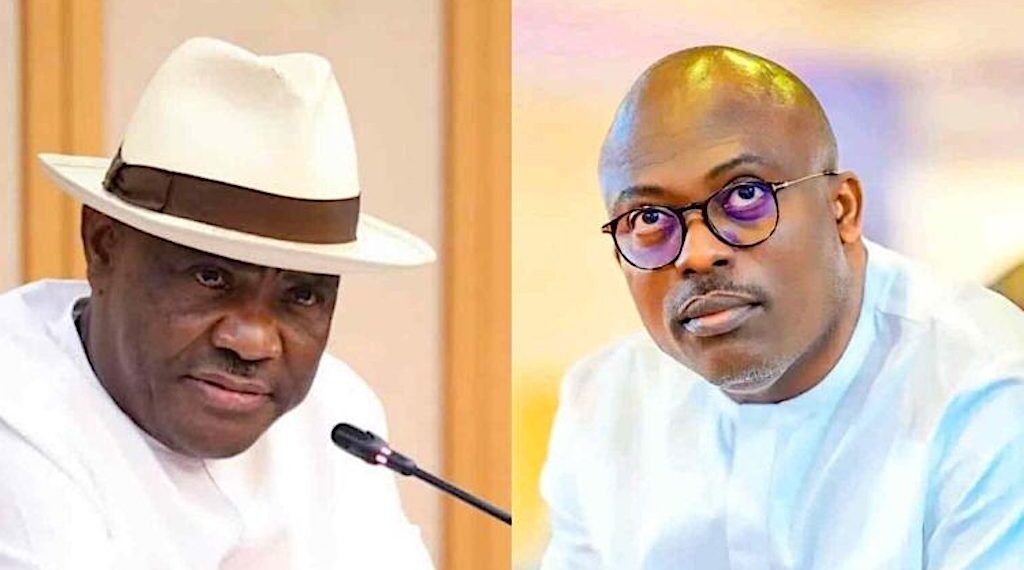 Nyesom Wike and Rivers State Governor, Governor Siminalayi Fubara [Premium Times]