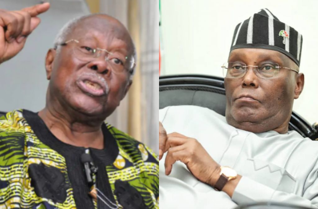 L-R: Chief Bode George and Alhaji Atiku Abubakar.