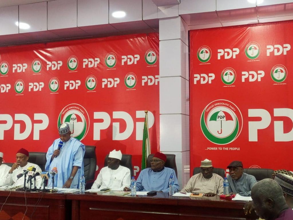 Since the 2023 elections, the PDP has grappled with internal strife, exacerbated by criticisms of Acting National Chairman Umar Damagum. [Facebook]