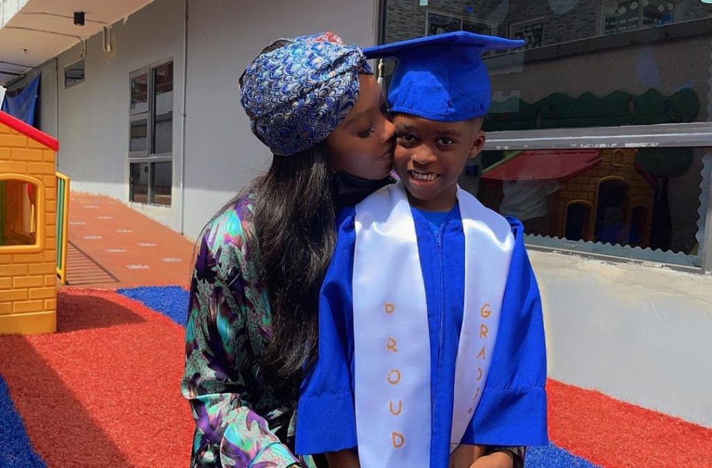 Tiwa Savage gave birth to Jamil in 2015 when she was still married to ex husband Tee Billz