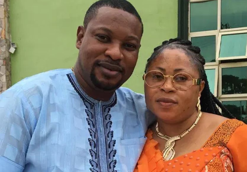 Dare Melody and his late wife Adedoyin