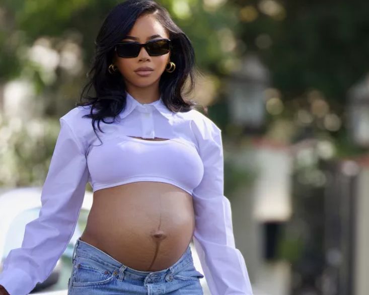 The rumours are true, Skai Jackson is expecting! [ Photo: DIGGZY / Shutterstock / SplashNews]