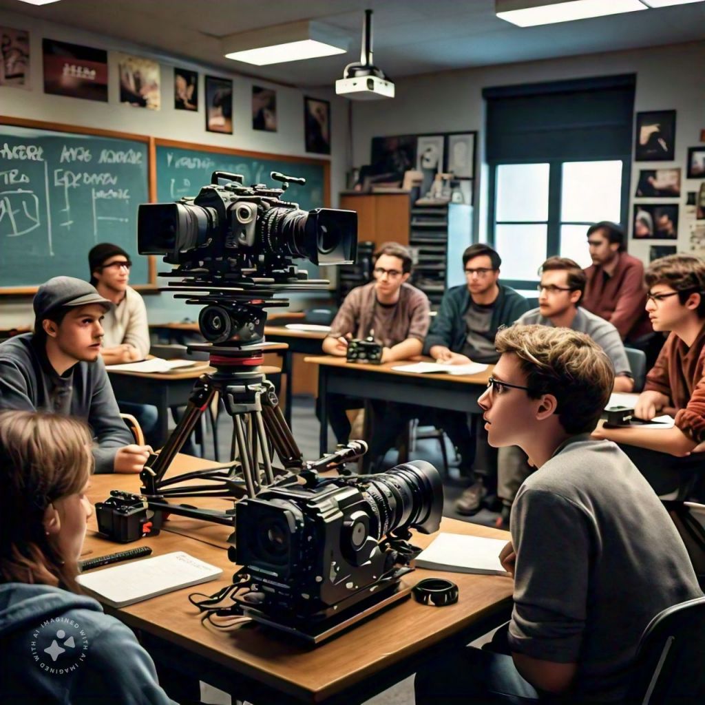 Film school can positively impact the trajectory of your film career [AI generated]