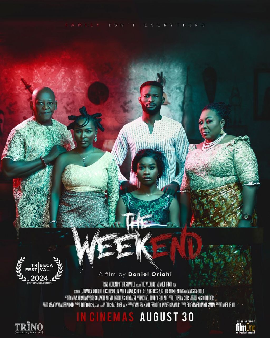 Nollywood film ‘The Weekend’ grosses ₦18 million in Nigerian cinemas [Instagram/@danieloriahi]