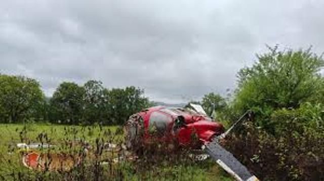 Helicopter Crashed