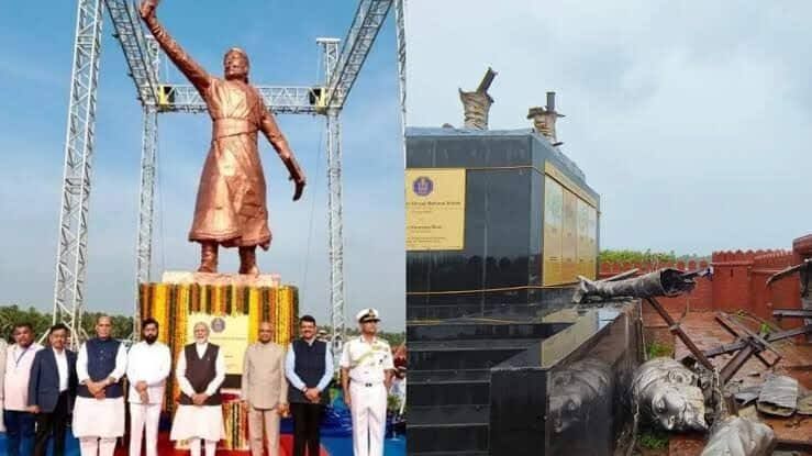 Shivaji statue collapse