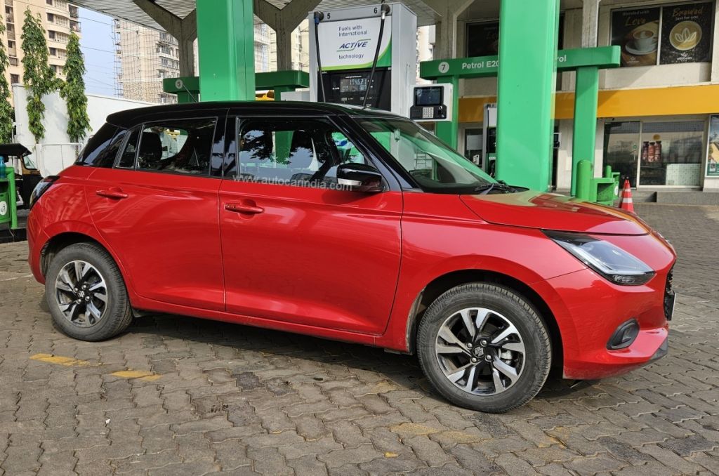 Maruti Swift petrol pump