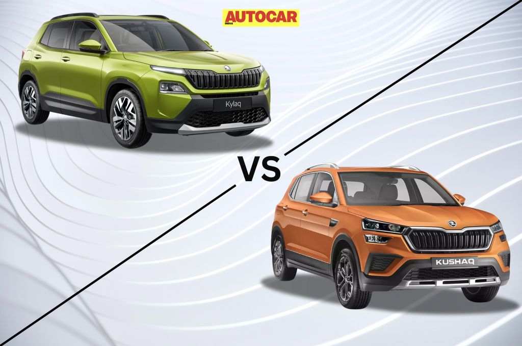 Skoda Kylaq vs Kushaq 