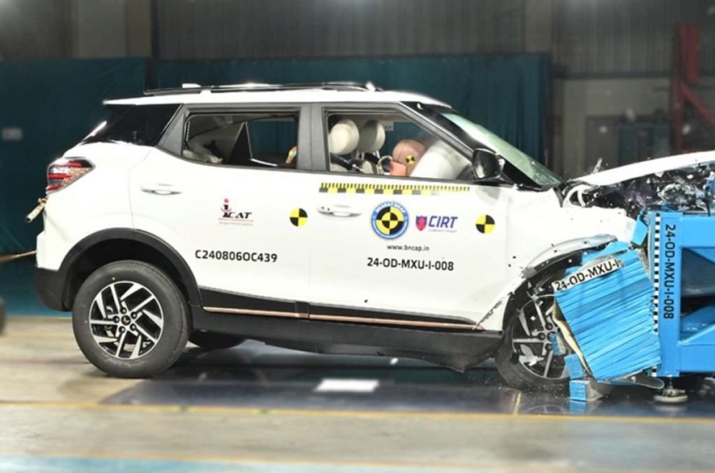 Mahindra XUV400 Bharat NCAP crash test