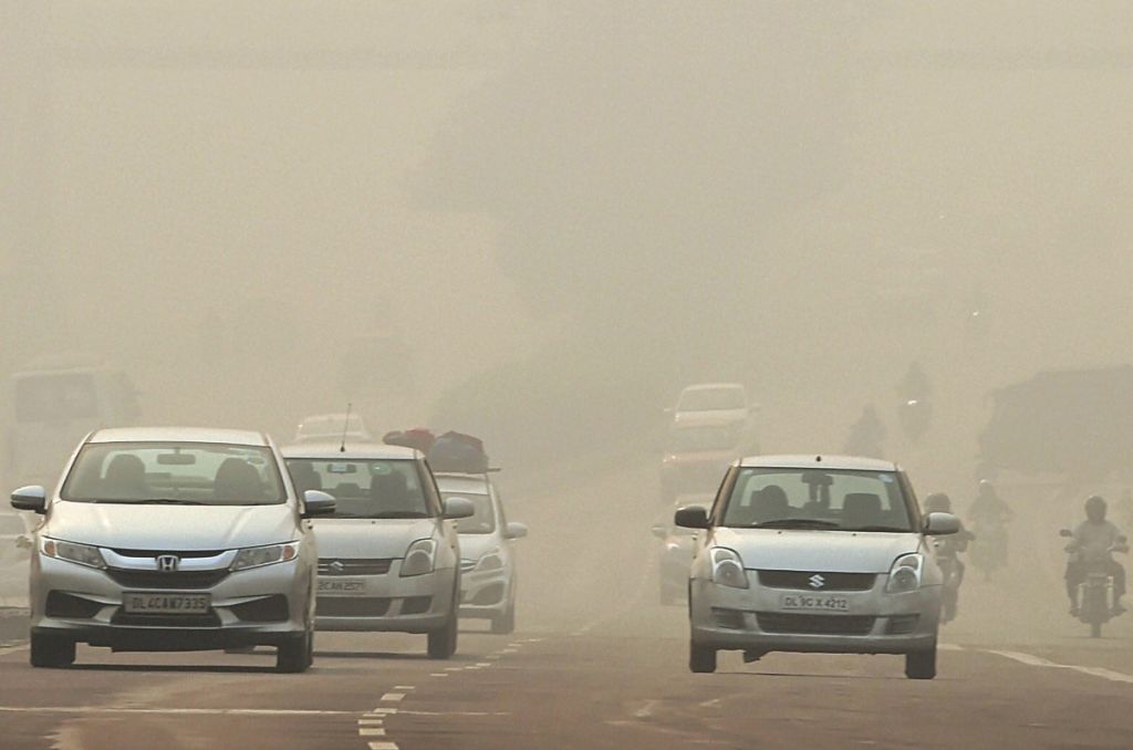 Delhi air pollution, smog