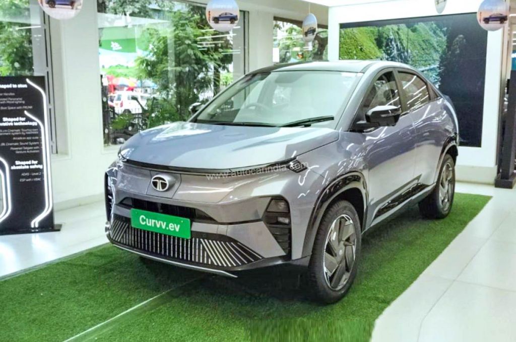 Tata Curvv EV showroom