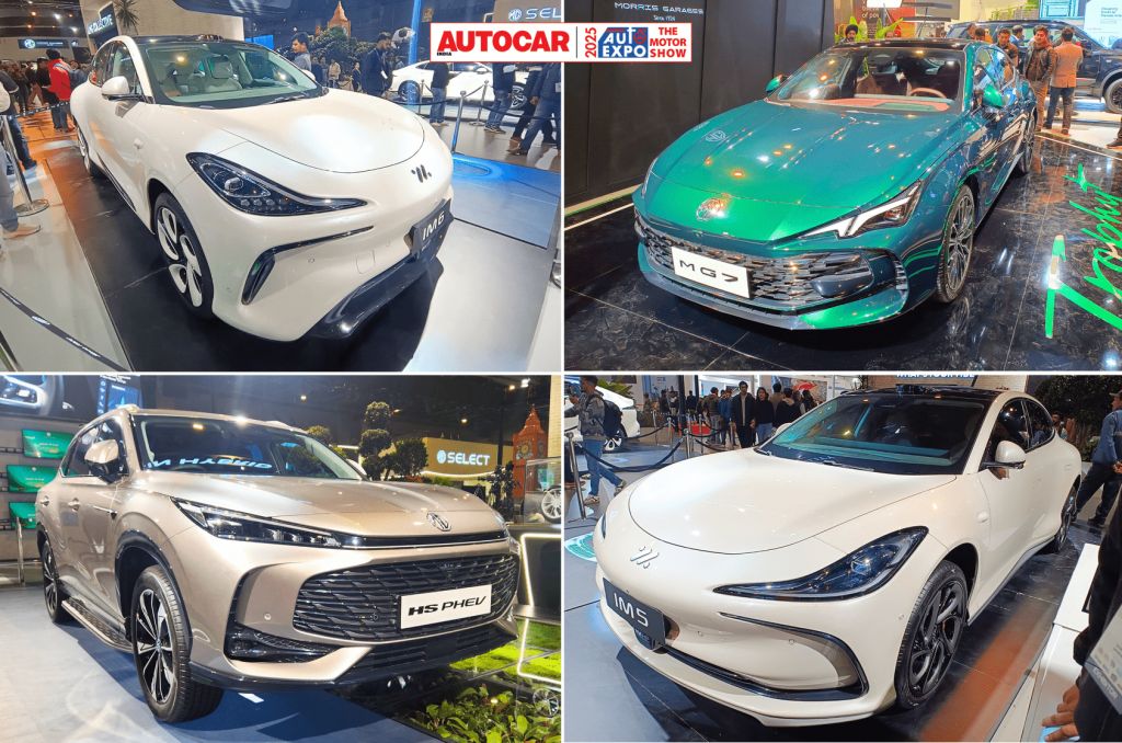 MG cars at Auto Expo 2025 