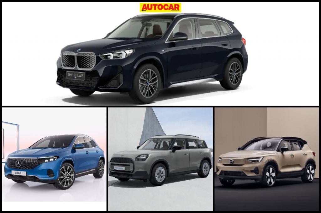 BMW iX1 LWB vs Mercedes EQA vs Mini Countryman Electric vs Volvo EX40