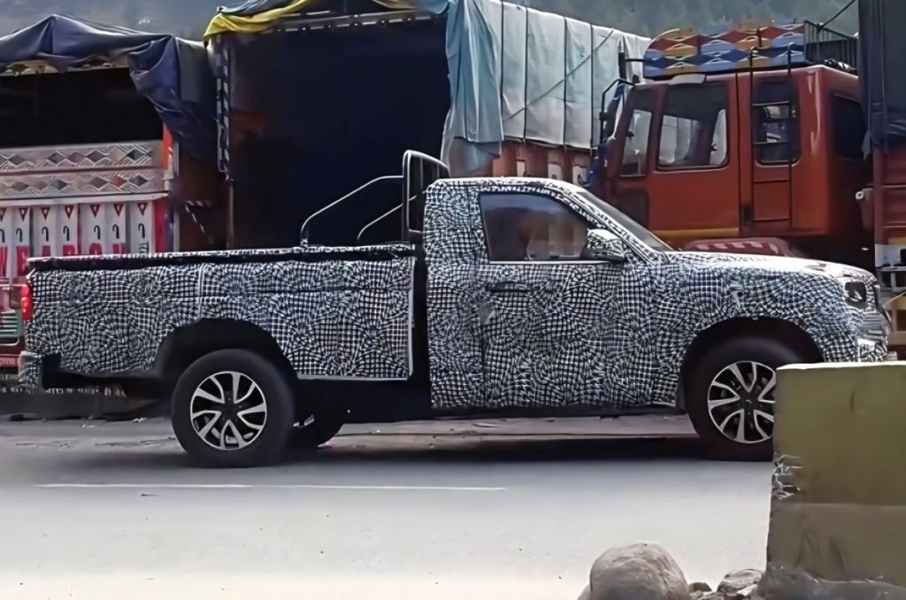 mahindra scorpio n pickup truck testing india