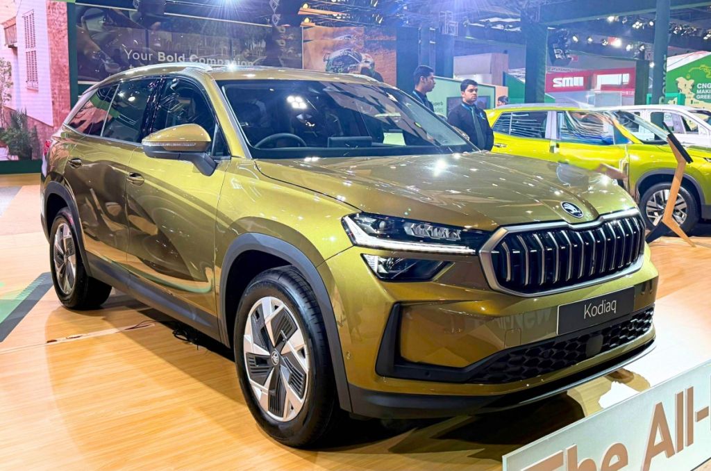 Second-gen SKoda Kodiaq at Auto Expo 2025.