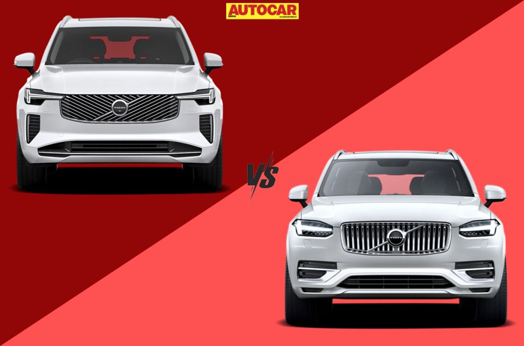 New Volvo XC90 (left), old Volvo XC90 (right)