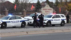 Brampton police arrests SFJ Canada coordinator in Hindu temple violence case