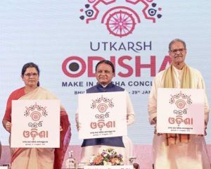 Majhi unveils logo of 'Make in Odisha Conclave 2025'