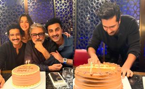 Alia, Ranbir and Vicky celebrate Sanjay Leela Bhansali’s b’day, success of ‘Chhaava’