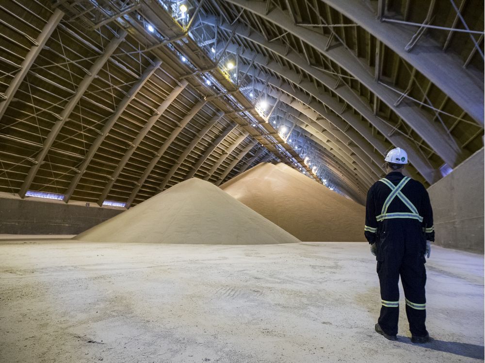 Stock photo of Nutrien potash mine