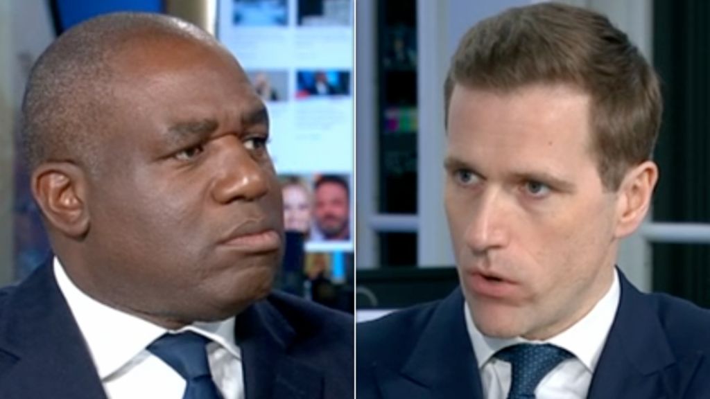 David Lammy and Wilfred Frost on Sky News