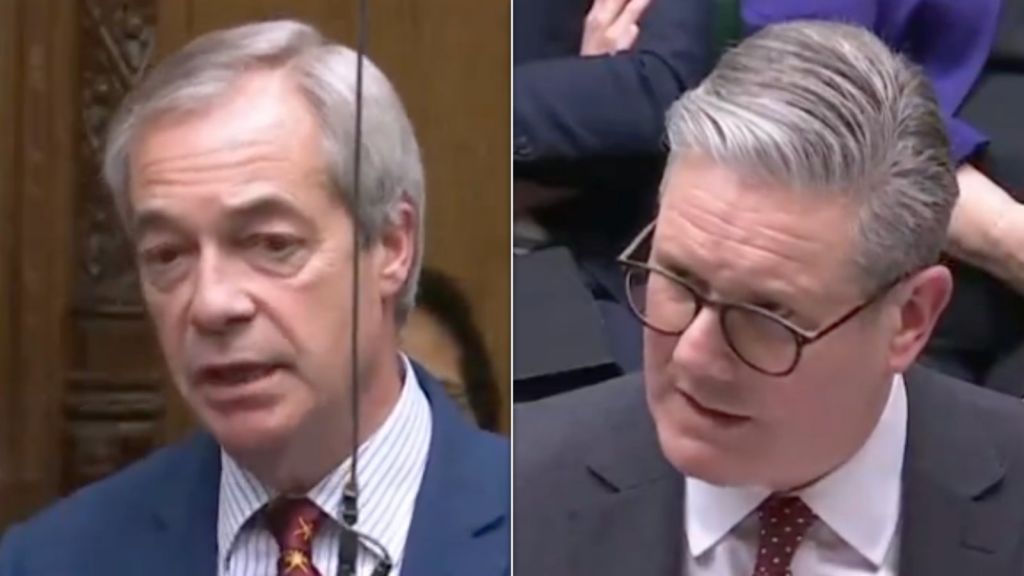 Keir Starmer slapped down Farage in the Commons.