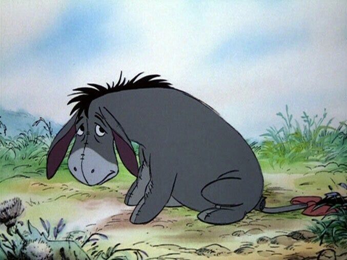 Eeyore in the Winnie The Pooh films