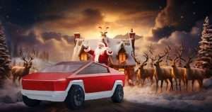 Santa buys a cybertruck