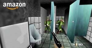 Goldeneye game toilet scene