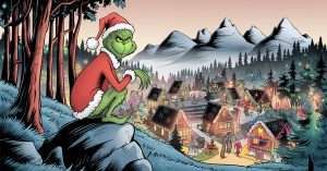 The Grinch about to steal Christmas