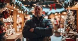 Man disappointed by Winter Wonderland