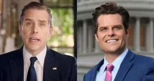 Hunter Biden and Matt Gaetz