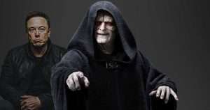 Elon Musk and Emporer Palpatine